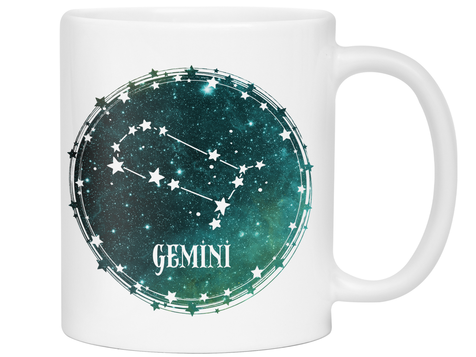 Gemini Zodiac Sign Coffee Mug | Horoscope, Astrology, Constellation | Unique Gift Idea | Two Sided