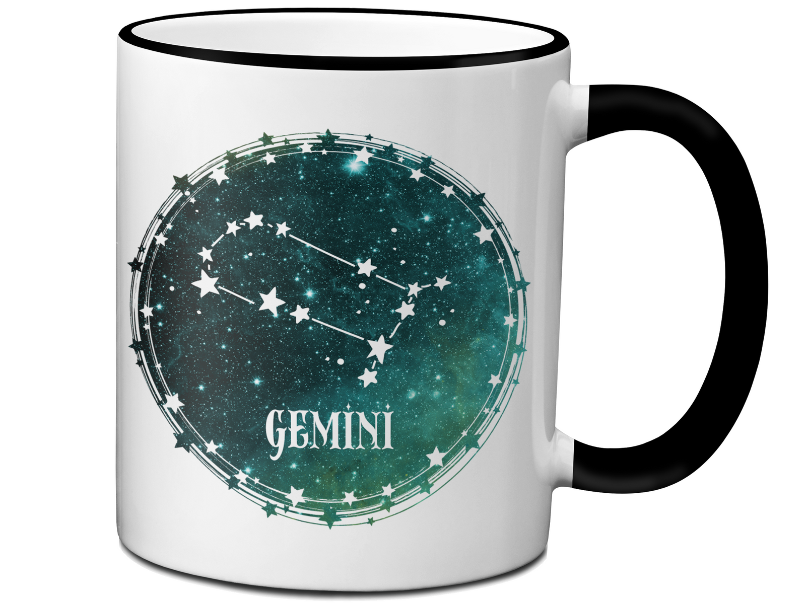 Gemini Zodiac Sign Coffee Mug | Horoscope, Astrology, Constellation | Unique Gift Idea | Two Sided