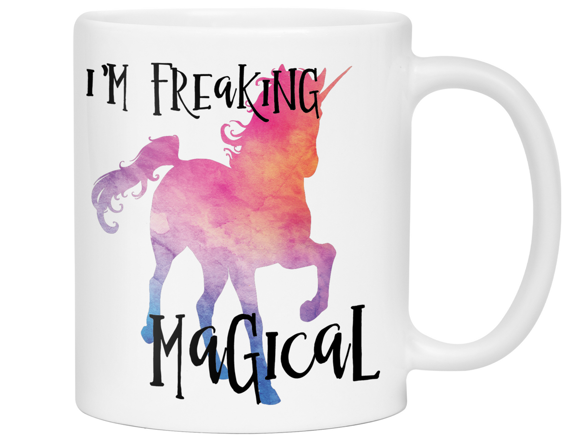 I'm Freaking Magical Funny Unicorn Coffee Mug Tea Cup