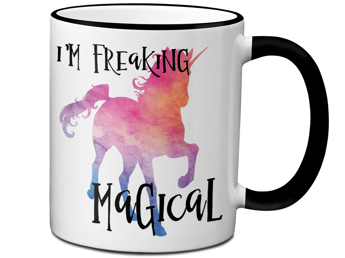I'm Freaking Magical Funny Unicorn Coffee Mug Tea Cup