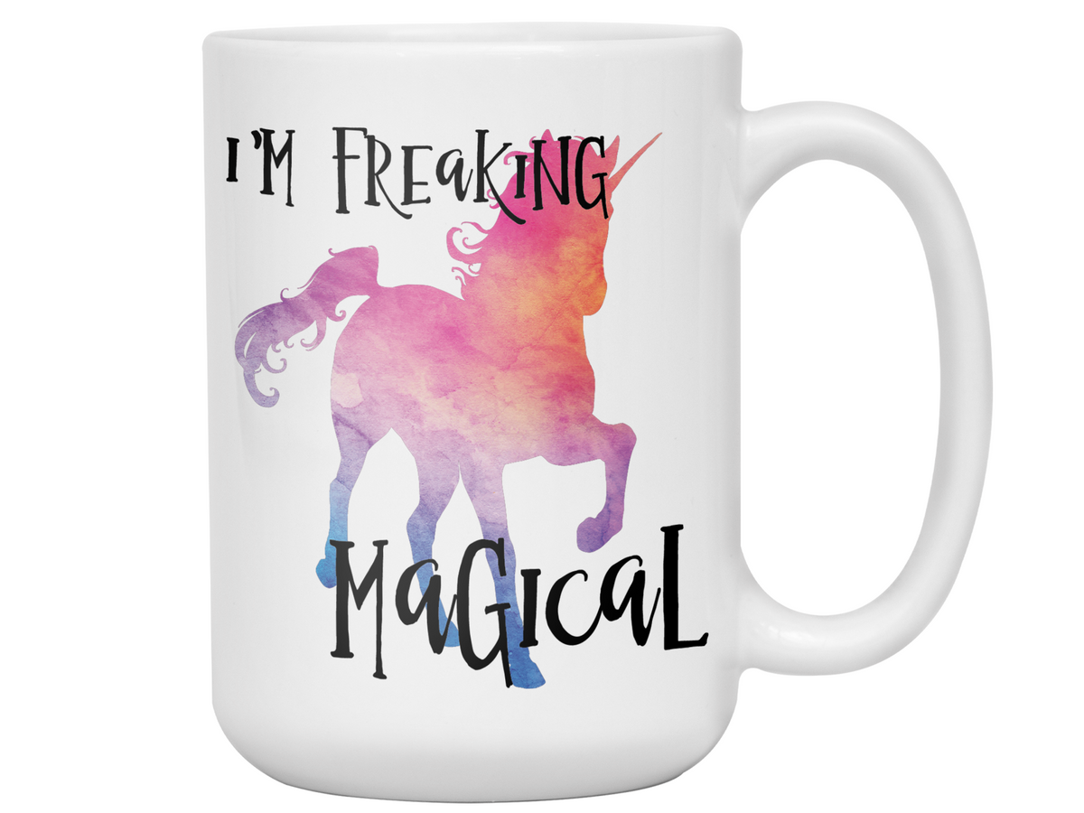 I'm Freaking Magical Funny Unicorn Coffee Mug Tea Cup