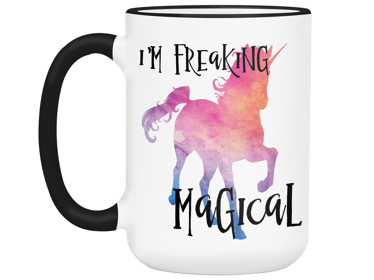 I'm Freaking Magical Funny Unicorn Coffee Mug Tea Cup