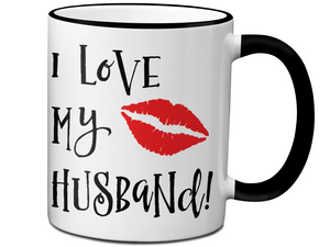 I Love My Husband Coffee Mug Tea Cup Gift Idea for Husbands