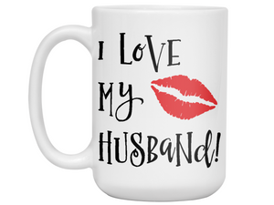 I Love My Husband Coffee Mug Tea Cup Gift Idea for Husbands