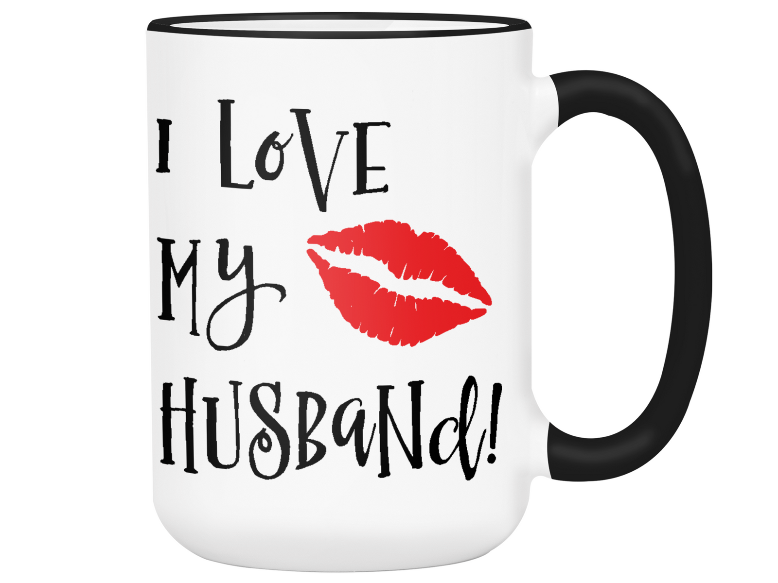 I Love My Husband Coffee Mug Tea Cup Gift Idea for Husbands