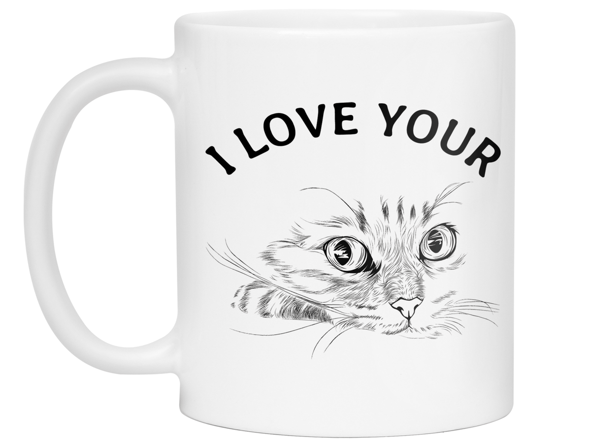 Funny Gifts for Wives or Girlfriends - I Love Your Pussy Cat Gag Coffee Mug