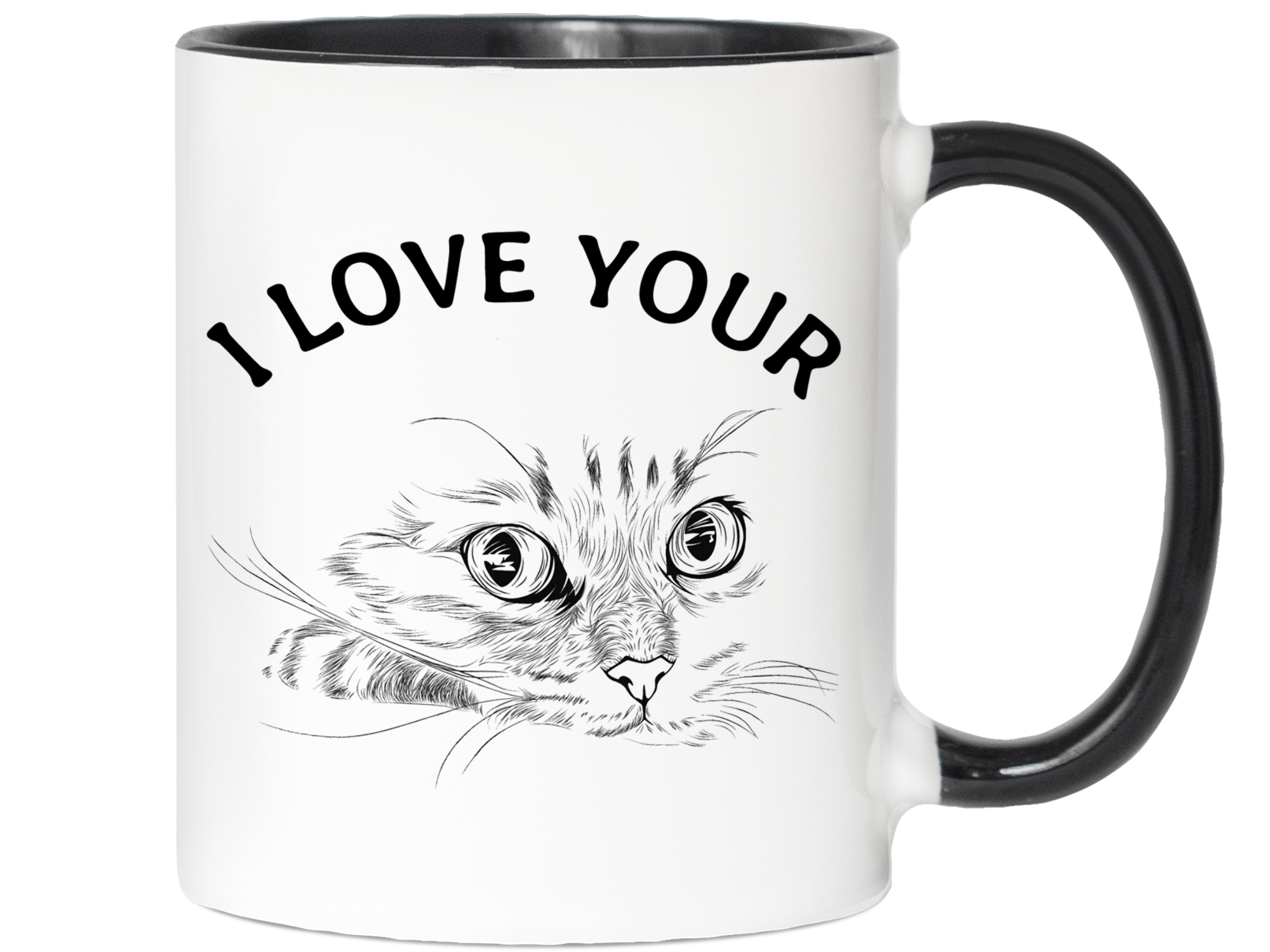 Funny Gifts for Wives or Girlfriends - I Love Your Pussy Cat Gag Coffee Mug