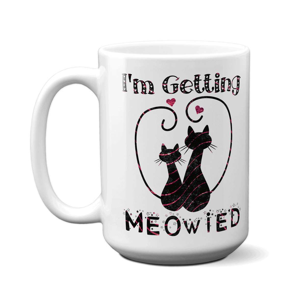 I'm Getting Meowied Cute Cat Coffee Mug Tea Cup | Bride to Be Gift Idea