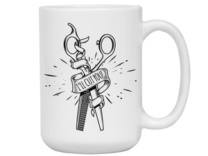 Funny Gifts for Hair Stylists, Barbers, Beauticians - I'll Cut You Funny Coffee Mug #2