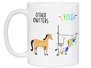 Knitter Gifts - Other Knitters You Funny Unicorn Coffee Mug