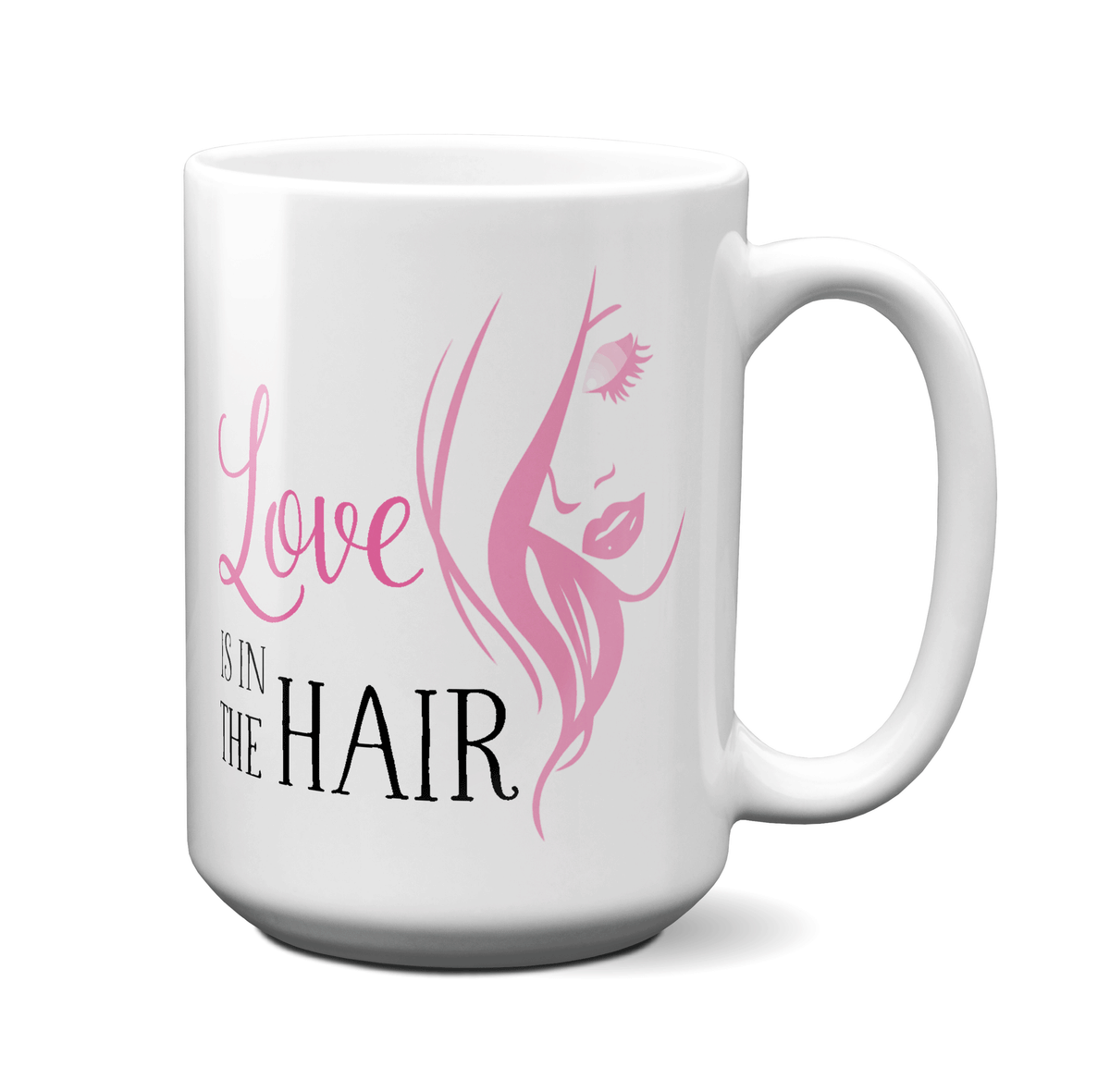 Love Is in the Hair Hairdresser Hairstylist Beautician Coffee Mug Tea Cup