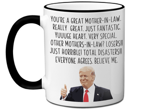 Funny Mother-in-law Gifts - Trump Great Fantastic Mother-in-law Coffee Mug