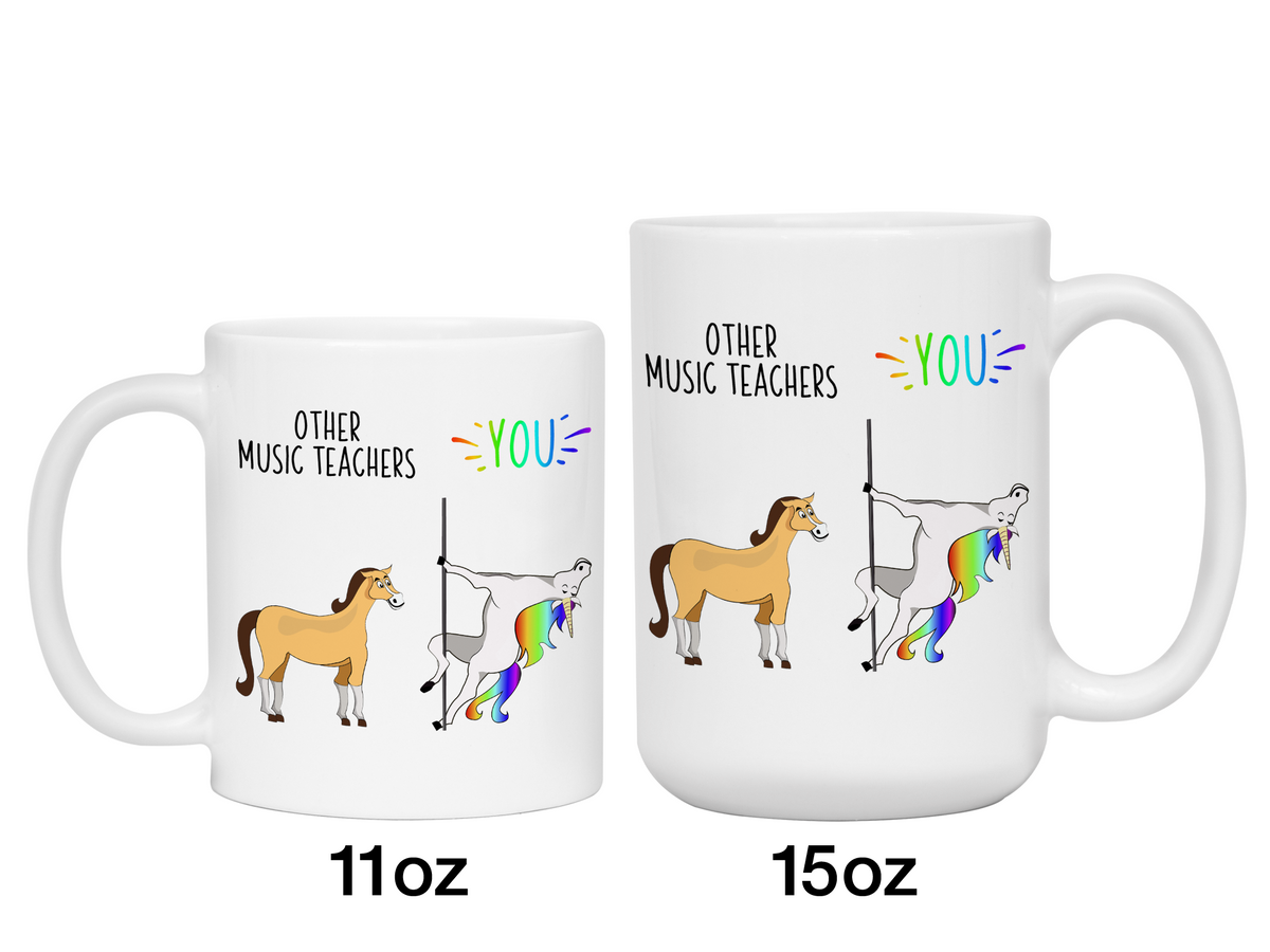Music Teacher Gifts - Other Music Teachers You Funny Unicorn Coffee Mug