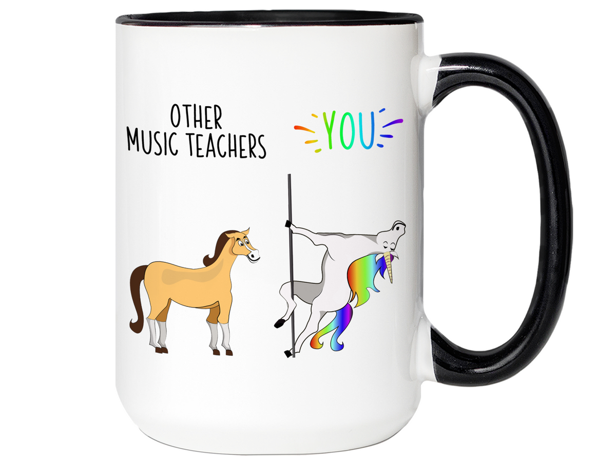 Music Teacher Gifts - Other Music Teachers You Funny Unicorn Coffee Mug