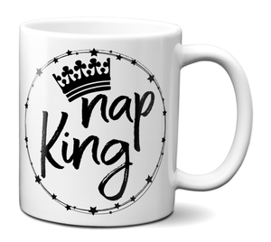 Nap King Funny Coffee Mug | Gift Idea for Any Occasion | Funny Gifts
