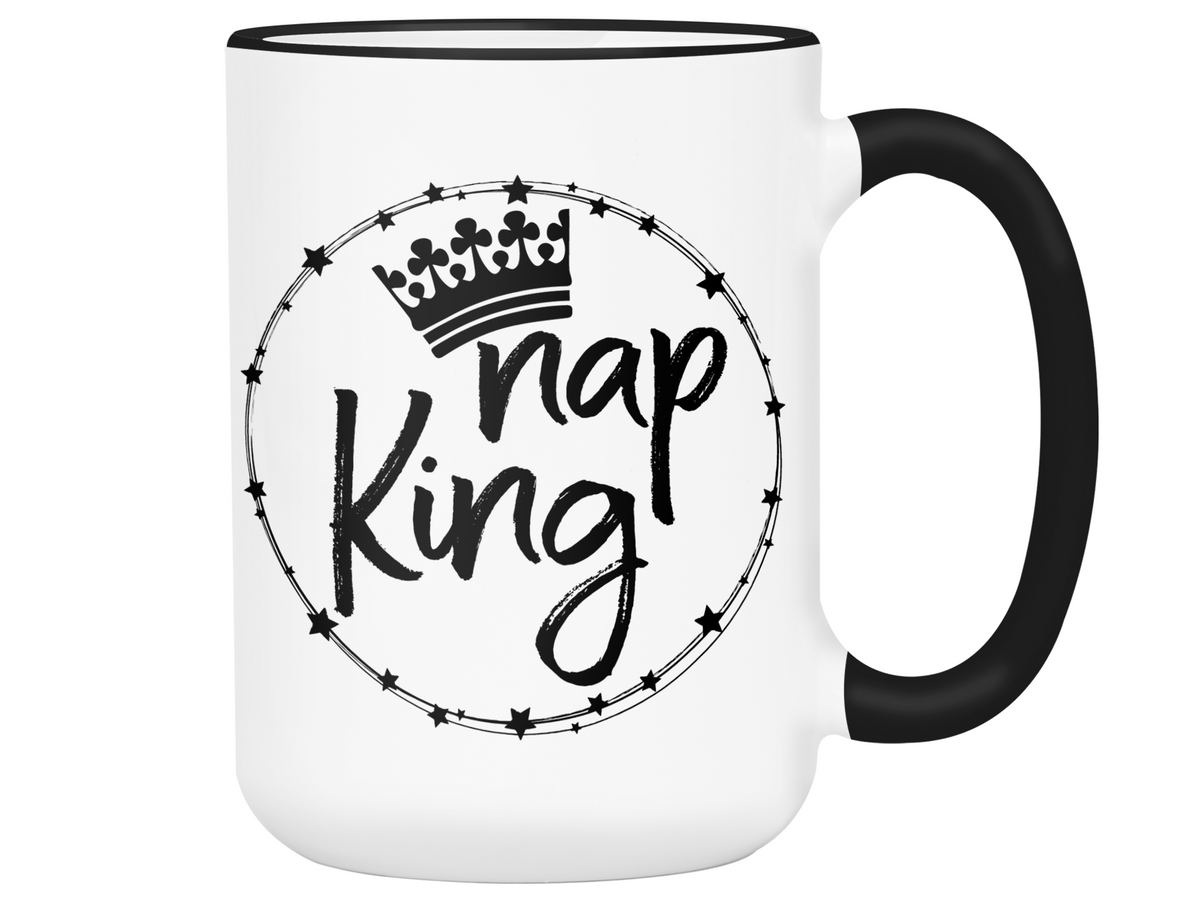 Nap King Funny Coffee Mug | Gift Idea for Any Occasion | Funny Gifts