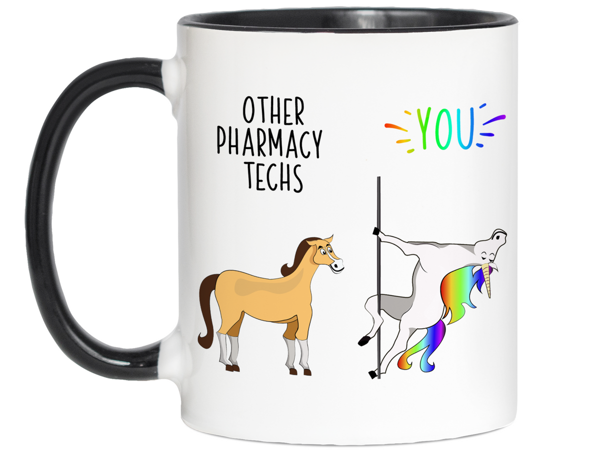Pharmacy Tech Gifts - Other Pharmacy Techs You Funny Unicorn Coffee Mug