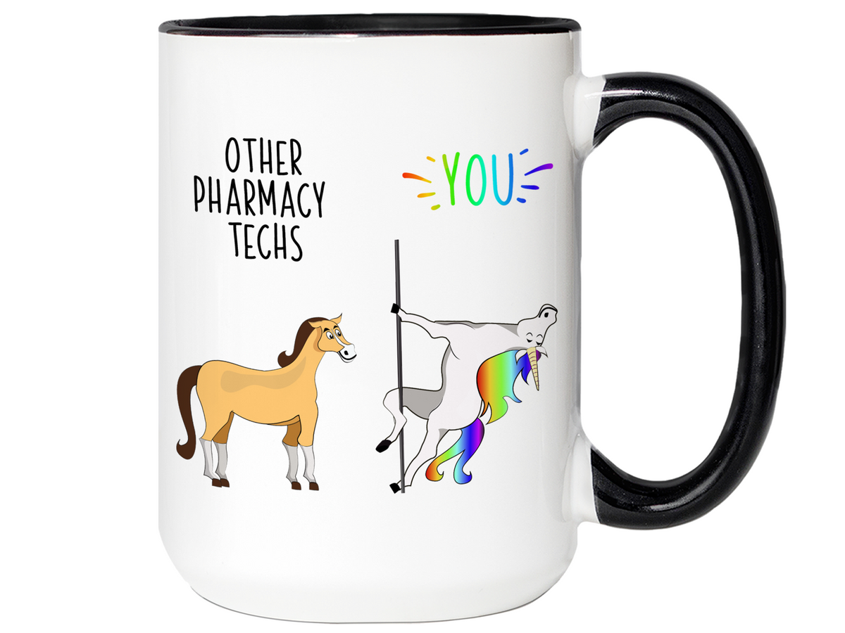 Pharmacy Tech Gifts - Other Pharmacy Techs You Funny Unicorn Coffee Mug