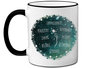 Taurus Zodiac Sign Coffee Mug | Horoscope, Astrology, Constellation | Unique Gift Idea | Two Sided