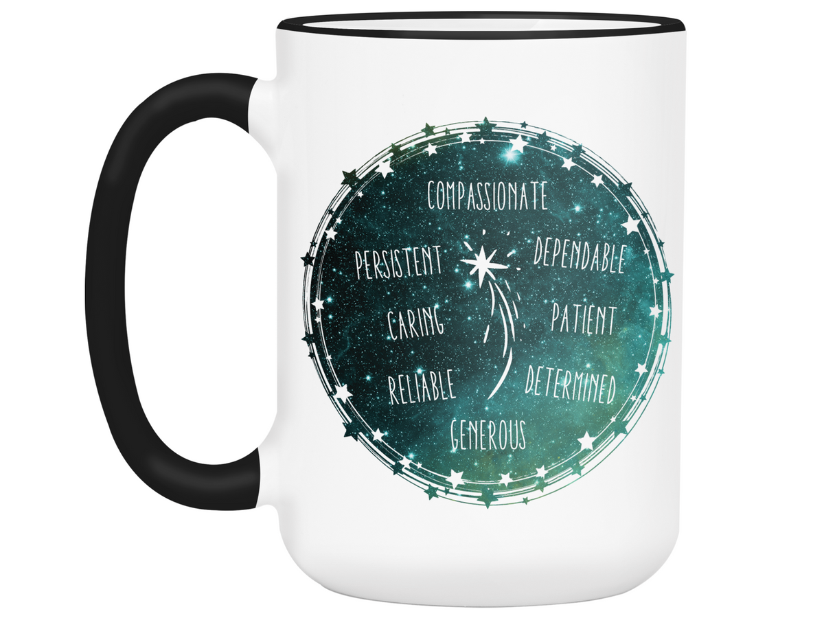 Taurus Zodiac Sign Coffee Mug | Horoscope, Astrology, Constellation | Unique Gift Idea | Two Sided