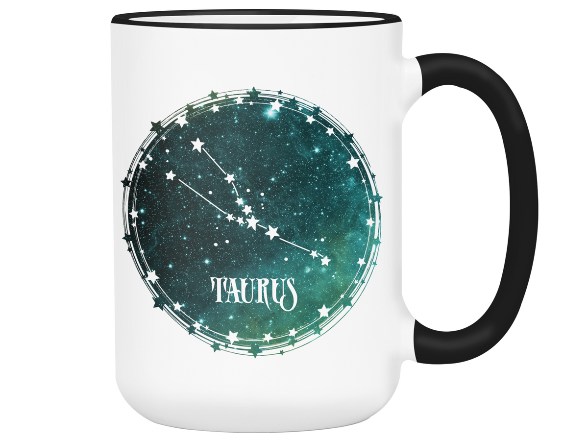 Taurus Zodiac Sign Coffee Mug | Horoscope, Astrology, Constellation | Unique Gift Idea | Two Sided