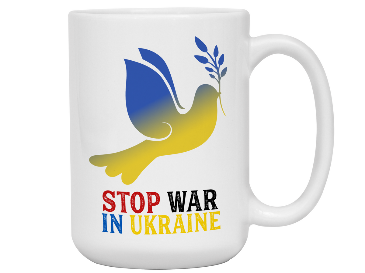 Stop War in Ukraine Coffee Mug