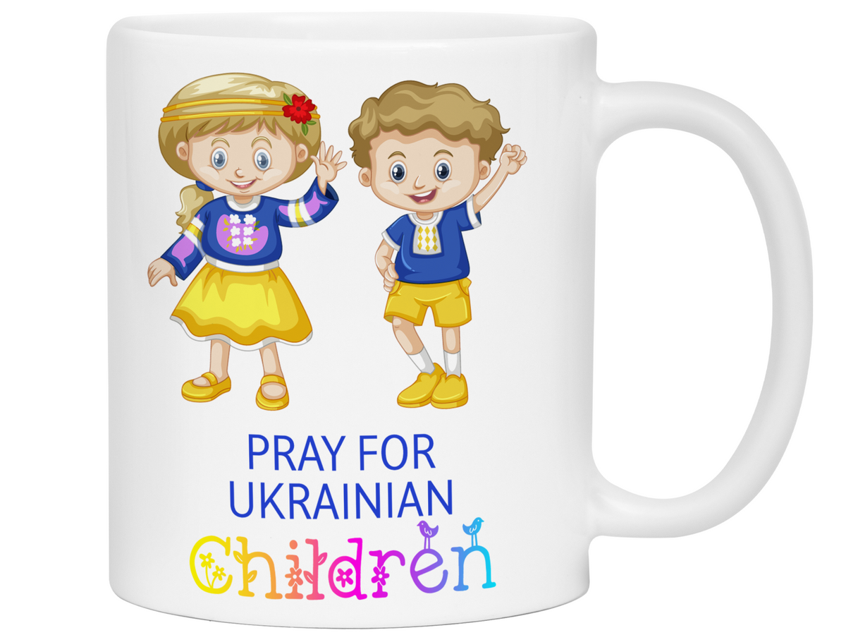 Pray for Ukrainian Children Coffee Mug