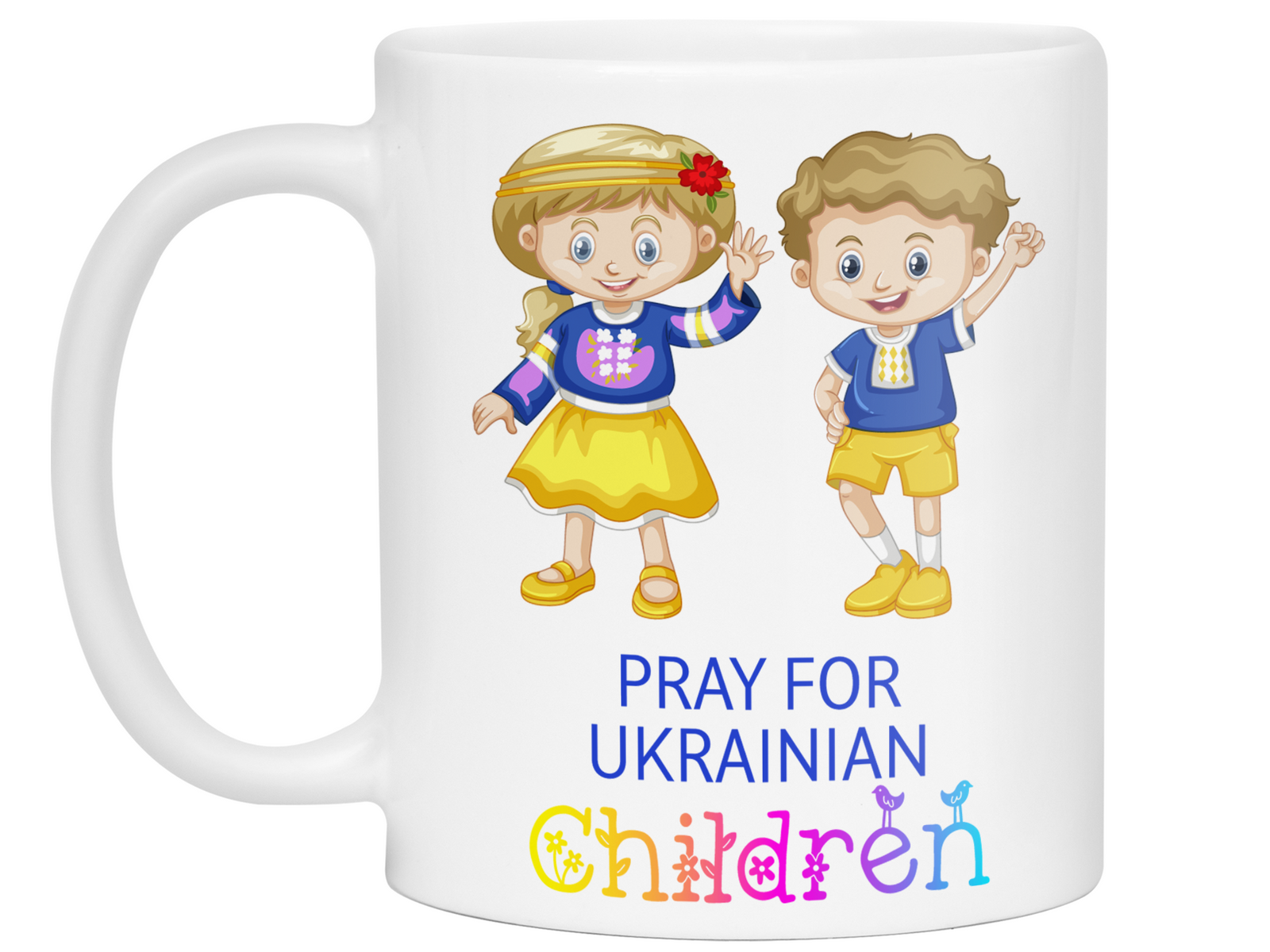 Pray for Ukrainian Children Coffee Mug