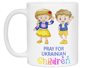 Pray for Ukrainian Children Coffee Mug