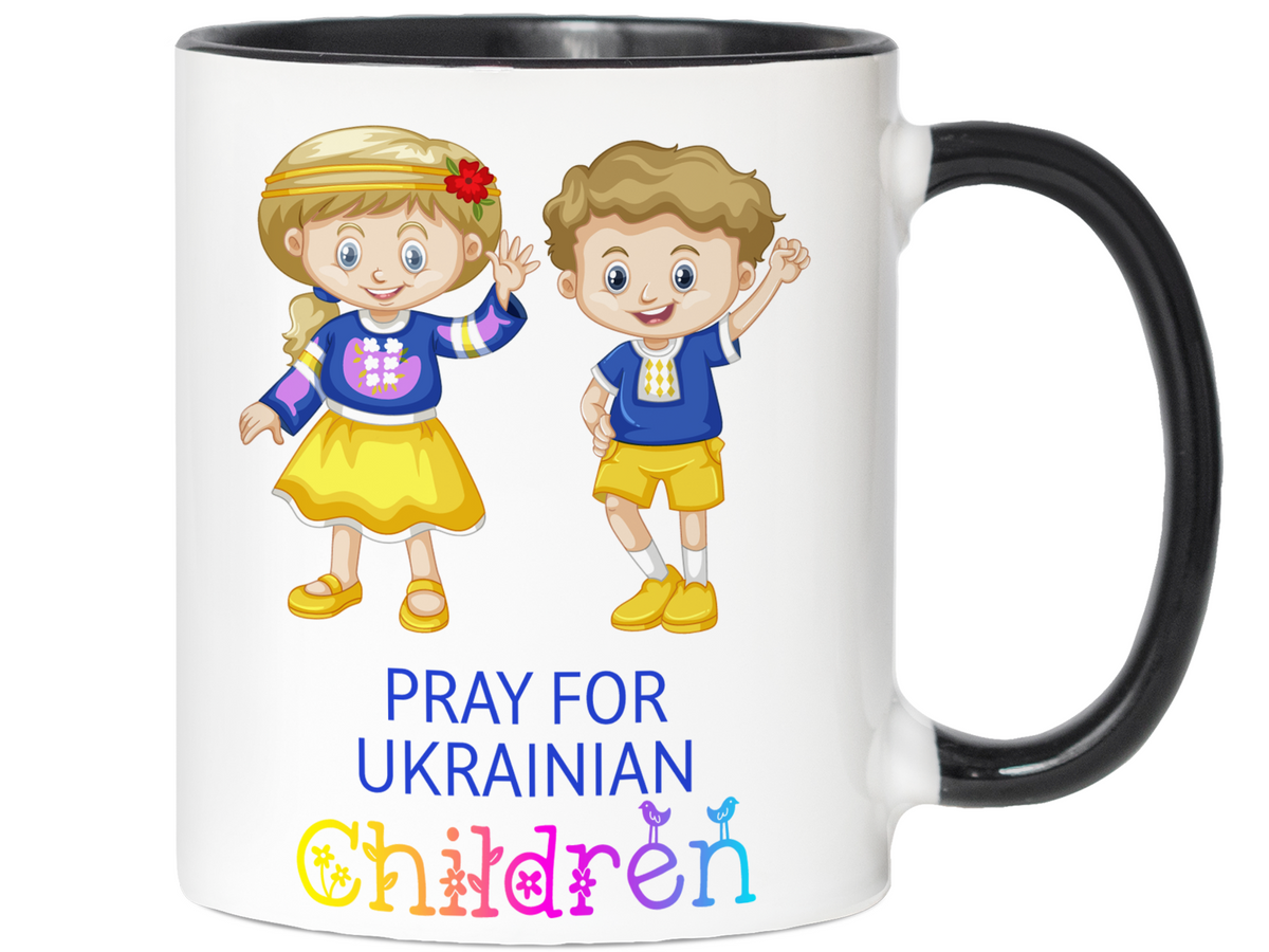 Pray for Ukrainian Children Coffee Mug