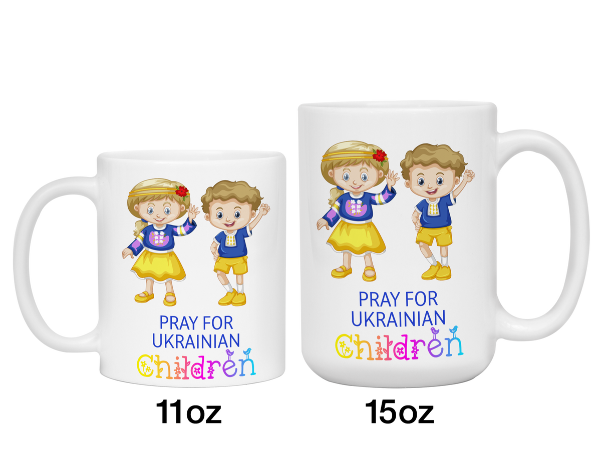 Pray for Ukrainian Children Coffee Mug