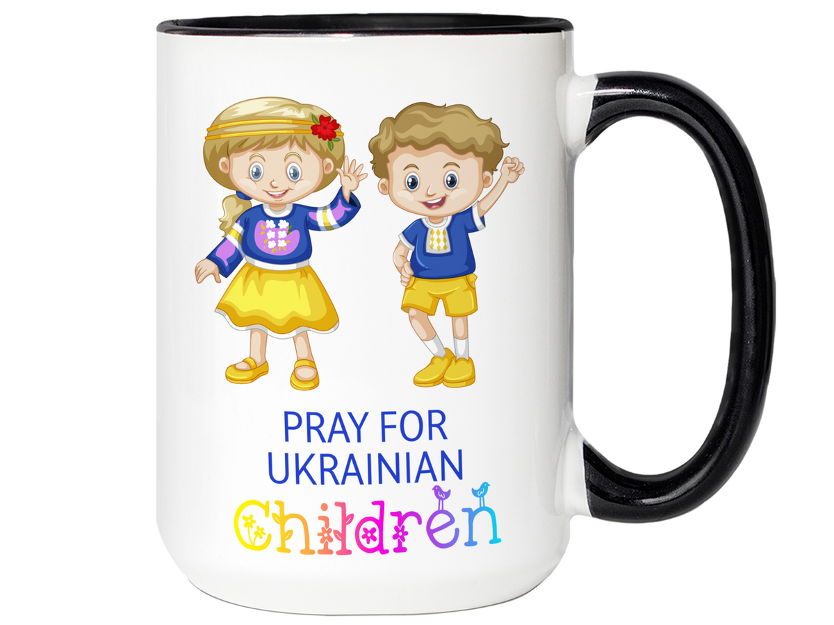 Pray for Ukrainian Children Coffee Mug