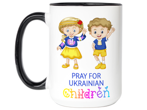 Pray for Ukrainian Children Coffee Mug