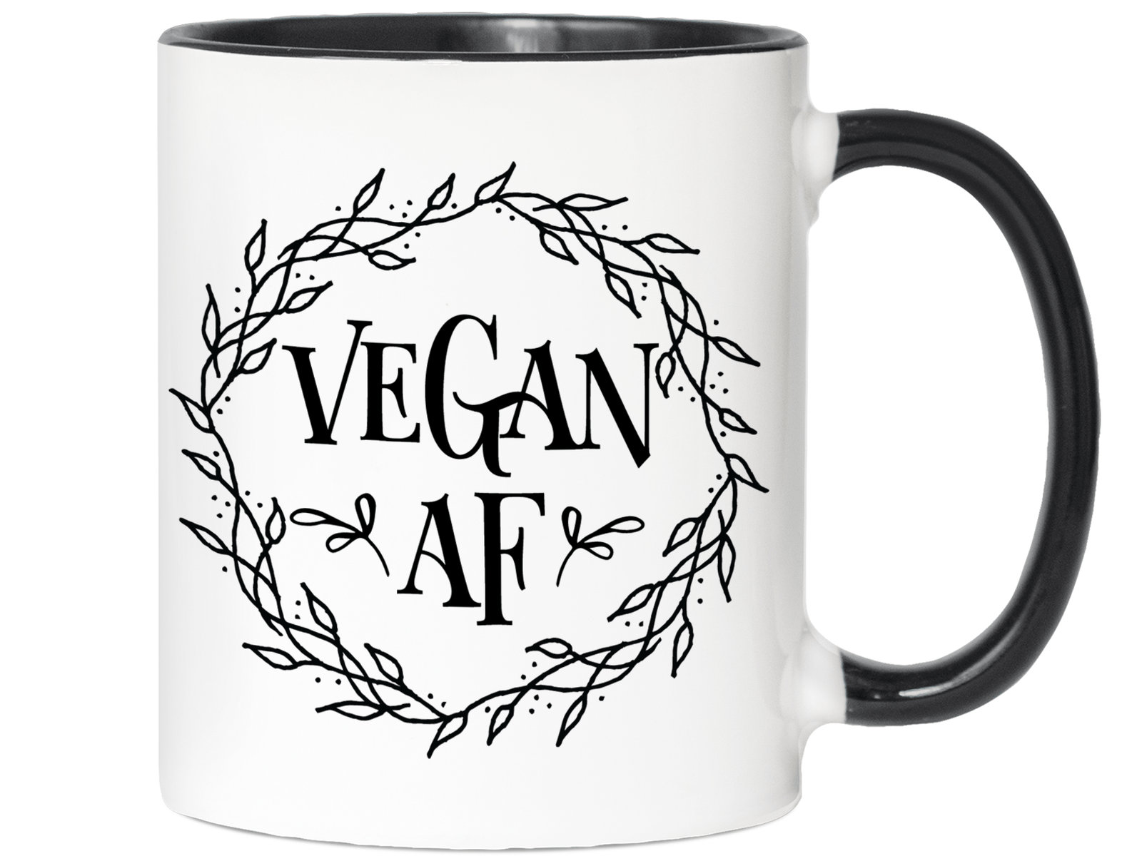Vegan AF Funny Coffee Mug Cup, Vegan Gift Idea